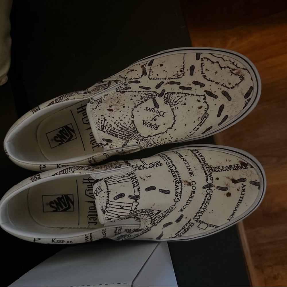 HARRY POTTER MARAUDER’S MAP VANS SIZE 9.5